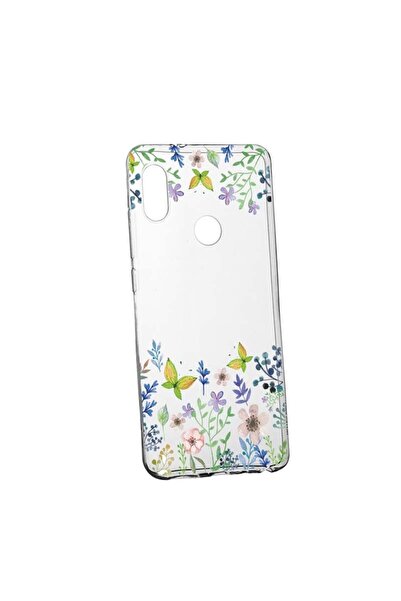 bestcase Husa Silicon, Transparent, Slim, ButterFly - Flowers 95, Huawei P20 ...