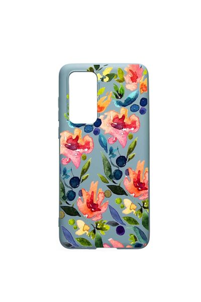 bestcase Husa Huawei P40, Flowers Spring, rezistenta la uzura, anti-alunecare...