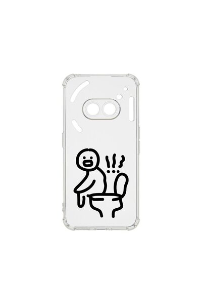 bestcase ¬Æ Husa Anti Shock 1.5MM, Compatibila Cu Nothing Phone 2a, Pooping, ...