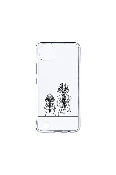 bestcase Διαφανής Θήκη Σιλικόνης 2MM, Συμβατή με Realme C20, Μητέρα και Κόρη,...
