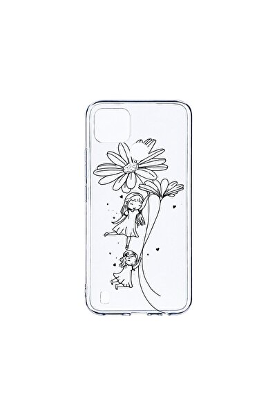 bestcase Διαφανής Θήκη Σιλικόνης 2MM, Συμβατή με Realme C21, Sisters, Αντικρα...
