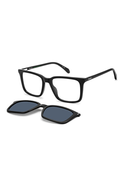 Polaroid Pld D604/C 807C3 53 Clip-On Polarized Sunglasses