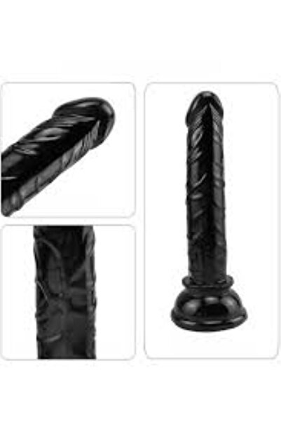 Dr.Jam 14,5 cm Siyah Realistik Dildo Güçlü Vantuzlu Yapay Penis Silikon Tasarım