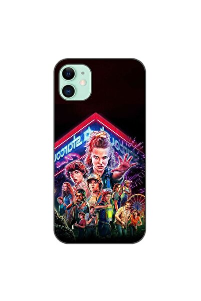 OEM Θήκη συμβατή με Apple iPhone 11, από σιλικόνη gel TPU, μοντέλο Stranger T...