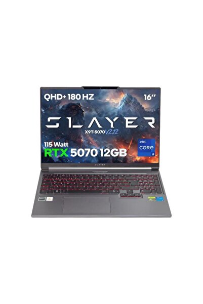 Game Garaj Slayer X9T-5070 V2.12 C2 Intel Core i9 14900HX 32GB RAM 1TB SSD RT...