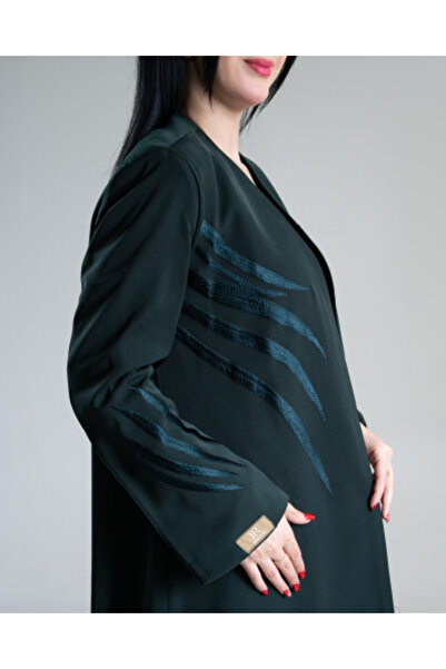 aljmal alraqi abaya Blazer | Abaya Freeda with Eyelash Crepe Fabric and Oil E...