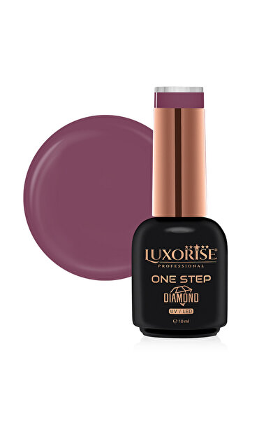 LUXORISE Semi-Permanent Nail Polish One Step Diamond Very Berry 10ml,