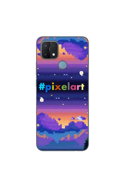 OEM Θήκη συμβατή με Oppo A15 και A15s από σιλικόνη gel TPU με σχέδιο Pixel Ar...
