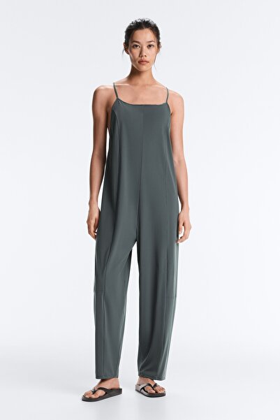 Oysho Light Touch geniş uzun tulum