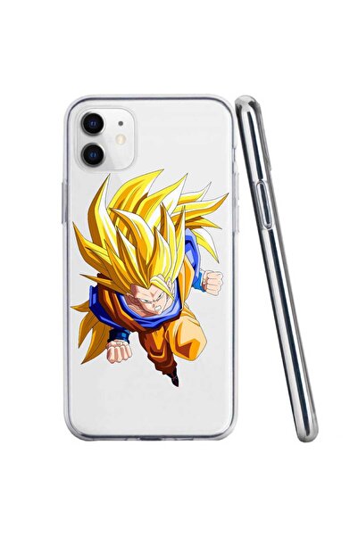 OEM Husa compatibila cu Apple iPhone 11 Silicon Transparenta Model Dragon Bal...