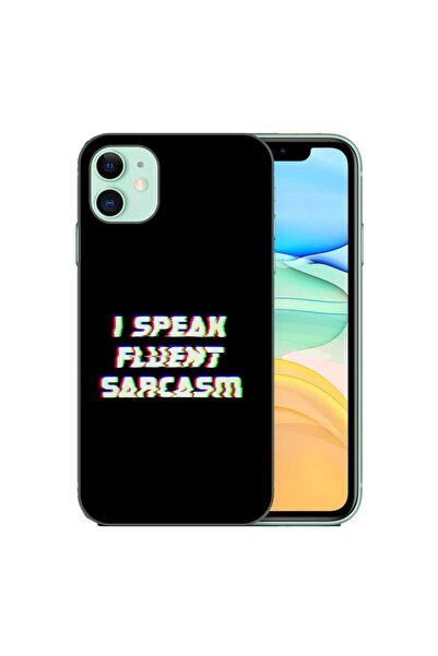 OEM Husa compatibila cu Apple iPhone 11 Silicon Gel Tpu Model Sarcasm