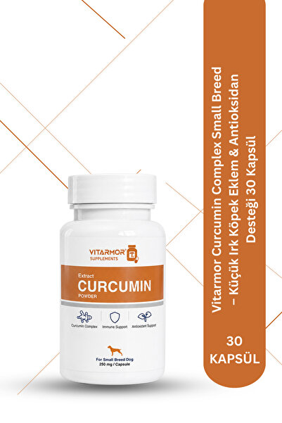 VITARMOR SUPPLEMENTS Vitarmor Curcumin Complex Small Breed – Küçük Irk Köpek ...