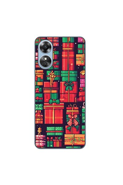 OEM Θήκη συμβατή με Oppo A17 από σιλικόνη gel TPU με σχέδιο Pixel Art