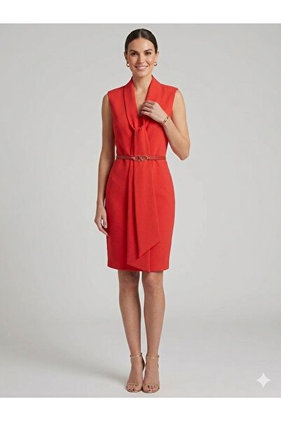 Fimka Explosi̇on Belted Dress 58560