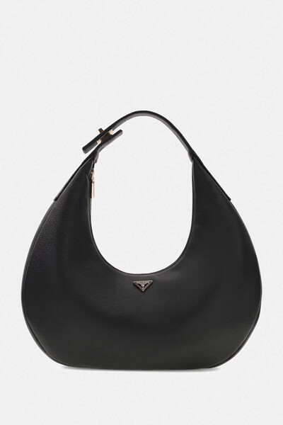 Guess Evıe Hobo Black Women's Shoulder Bag Hwbg9664020-Bla