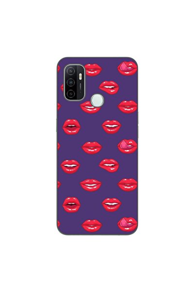 OEM Husa compatibila cu Oppo A53 Silicon Gel Tpu Model Buze Pattern