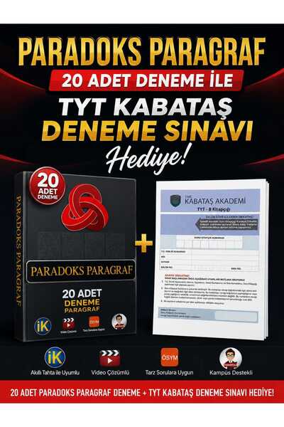 Tonguç Yayınları TYT-AYT paradoks paragraf üst seviye paragraf denemeler Kaba...