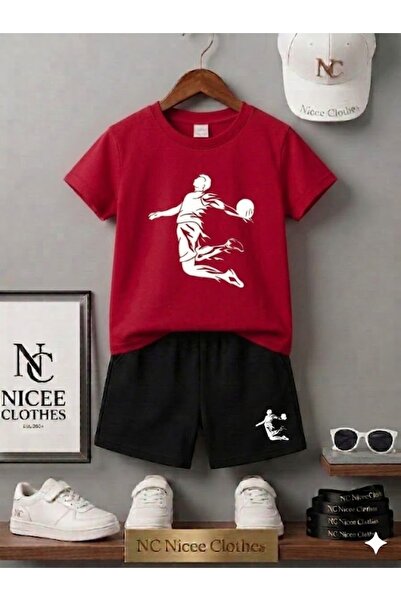NC Nicee Clothes ΚΑΛΟΚΑΙΡΙΝΟ ΠΑΙΔΙΚΟ ΜΠΛΟΥΖΑΚΙ ΚΑΙ ΣΟΡΤΣ UNISEX (ΛΕΥΚΗ ΕΚΤΥΠΩ...