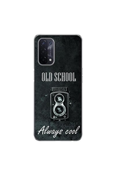 OEM Husa compatibila cu Oppo A54 5G, A74 5G Silicon Gel Tpu Model Retro Camera