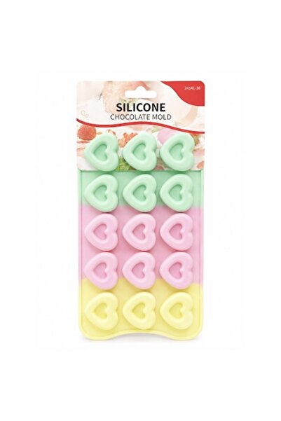 OEM Forma din Silicon pentru Bomboane si Jeleuri, BPA Free, Model Inima, 20 X...
