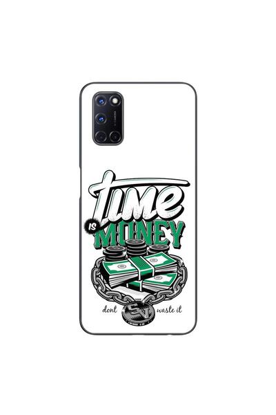OEM Case compatible with Oppo A72 Silicone Gel Tpu Pattern Message Time Is Money