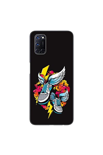 OEM Case compatible with Oppo A72 Silicone Gel Tpu Fashion Sneakers Pattern