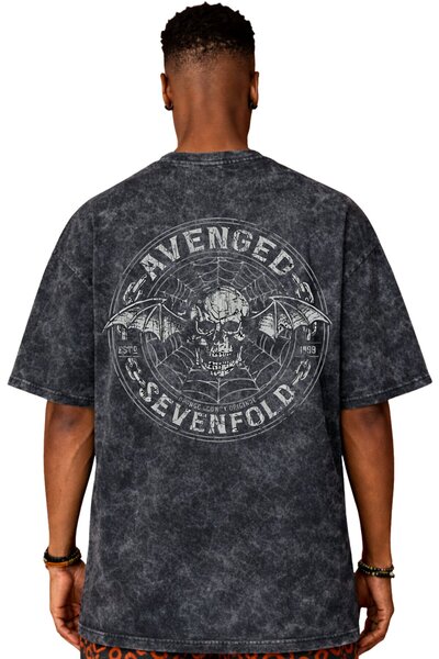 SEVBANO Avenged Sevenfold Rock Metal Music Band Back Printed Unisex Oversized...