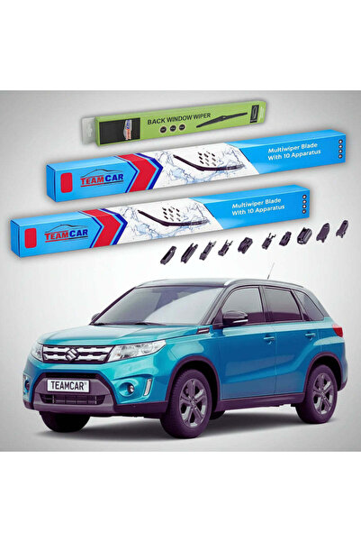TEAMCAR Ștergătoare Suzuki Vitara LY 2015-2018 |   Set Față și Spate Plat Pre...