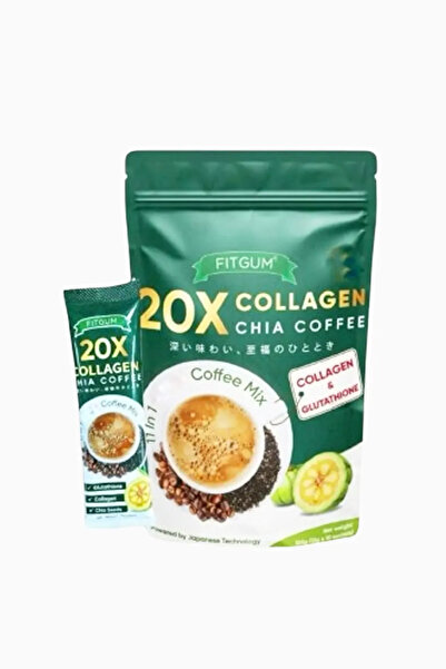 Fitgum Collagen Chai Coffee Mix 11 in 1 Coffee Mix