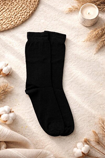 your trend socks 12 Çift Kadın Düz Renk Soket Çorap, Terletmeyen, Kokusuz, Pamuklu Çorap - Karışık Renk - Mevsimlik