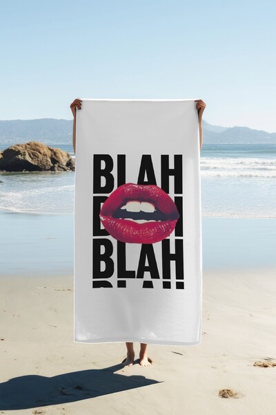 Dolce Mariee Digital Printing Beach Towel 80 X 160 cm Peshtamal Hvl0266