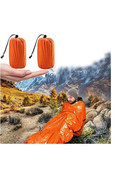 Arabest 2-Piece Emergency Sleeping Bag,Lightweight,Waterproof,Thermal Surviva...