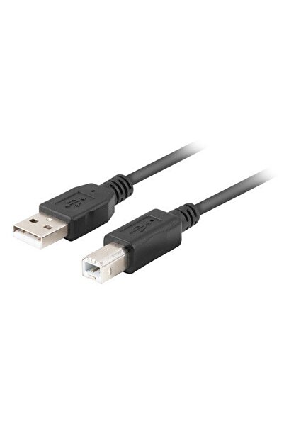 Lanberg Cablu USB-A tată la USB-B tată 2.0, 3m, negru, FERRYT BOX