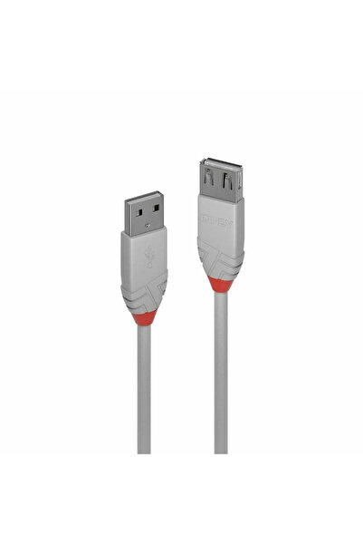LİNDY USB 2.0 Verl√§ngerung Typ A/A Anthra Line M/F 2m