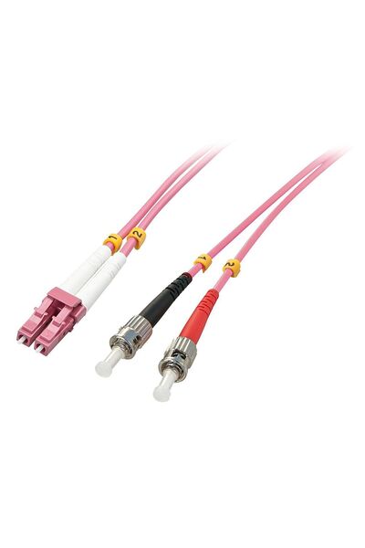 LİNDY Cablu duplex LWL LC/ST OM4 2m 50/125µm Multimod
