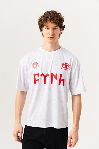 go gang own Tunç Milli Takım Dünya Kupası Özel Koleksiyon V Yaka Forma T-shirt