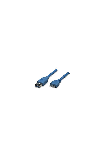 Techly Cablu USB USB-A - micro-B 1 m Albastru (305243)