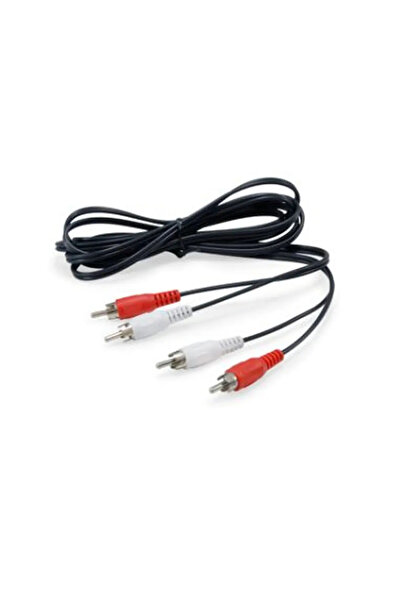 EQUIP Audiokabel 2xRCA->2xRCA St/St 2.50m schwarz Polybeutel