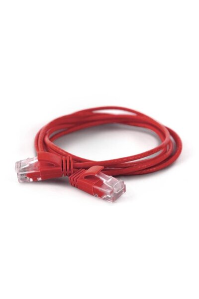 Wantec Cablu patch UTP CAT6a d=2,8mm 25,00m roșu