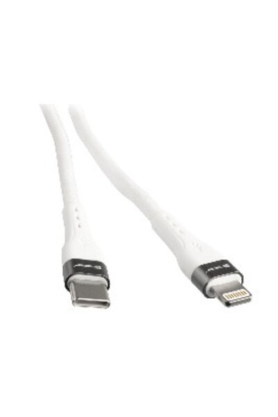 Tracer Cablu Tip C - Lightning 1m Bia≈Çy