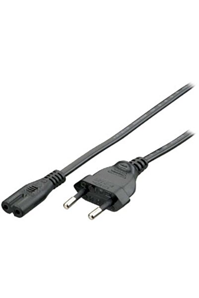 EQUIP Cablu de alimentare 2 pini Euro -> C7, negru, 1.80m, PVC, ambalaj din p...