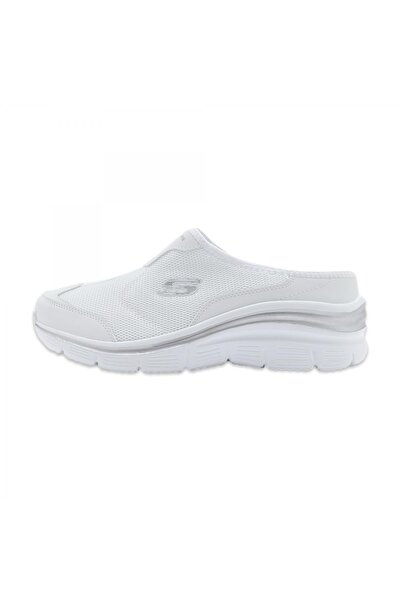 SKECHERS 12714Tk Fashion Fit Memory Foam Beyaz Kadın Terlik