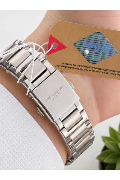Lee Cooper Steel Cord Calendar Dial 50 Mt Water Resistant Special Design Men's Wristwatch Lc.M02.M3