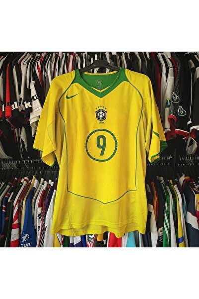 kombinezyum Brezilya 2006 Dünya Kupası Ronaldo Nazario Forması (Jersey)