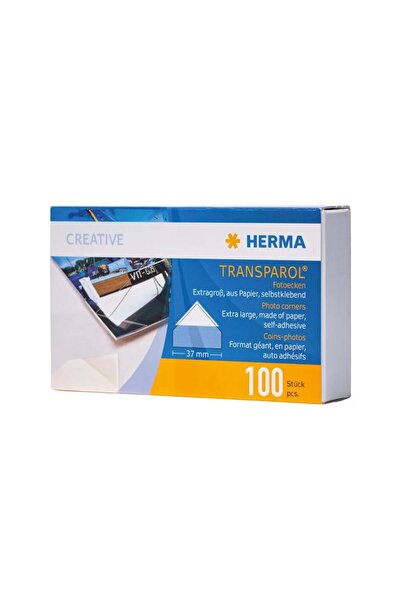 Herma Transparol Colțare foto extra-groase 100 buc.