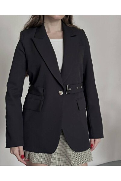 DENİKK Trending Long Double Fabric Blazer Jacket