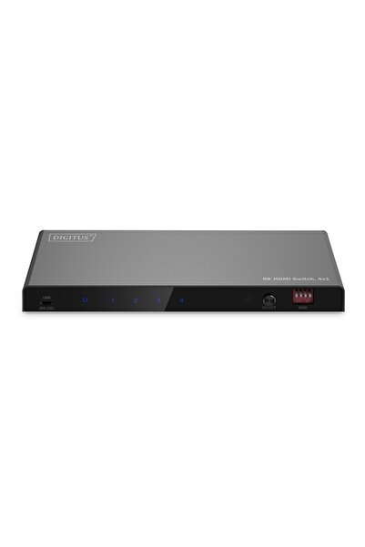 Digitus Comutator HDMI 4x1, 8K/60Hz (4:4:4) cu HDR, 48 Gbps, HDCP 2.3, Toslin...