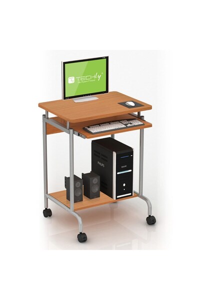 Techly Birou mobil pe roți ICA-TB S005