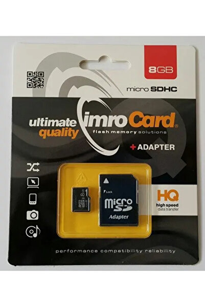 Imro Card de memorie microSD 8GB + adaptor