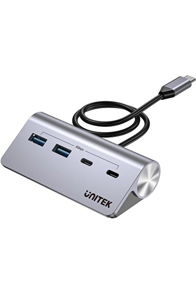 Unitek HUB ALUMINIOWY USB-A/C 2X USBA 2X USBC 5GBP
